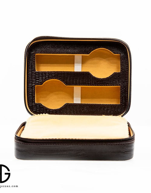 Load image into Gallery viewer, Textured Leather Watch Travel Case AG-WL013
