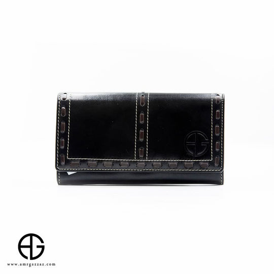 Long Wallet with Accent Stitching AG-WL014