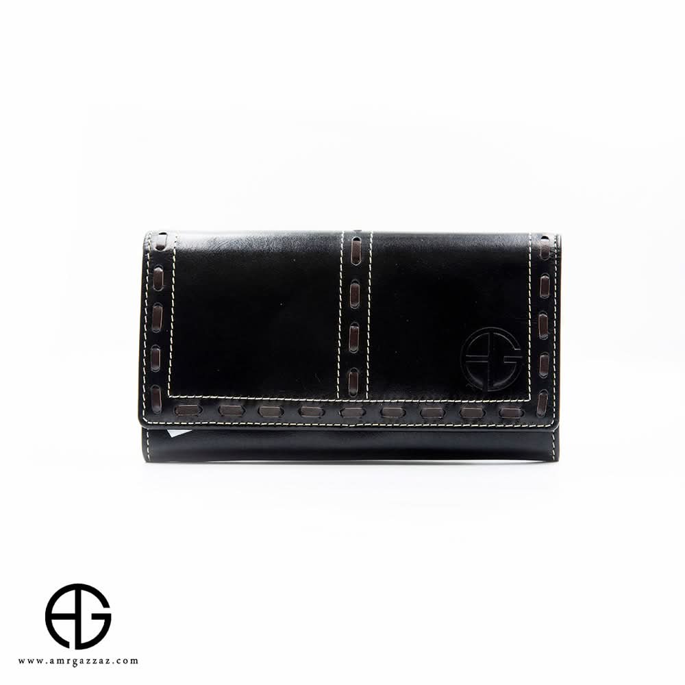 Long Wallet with Accent Stitching AG-WL014