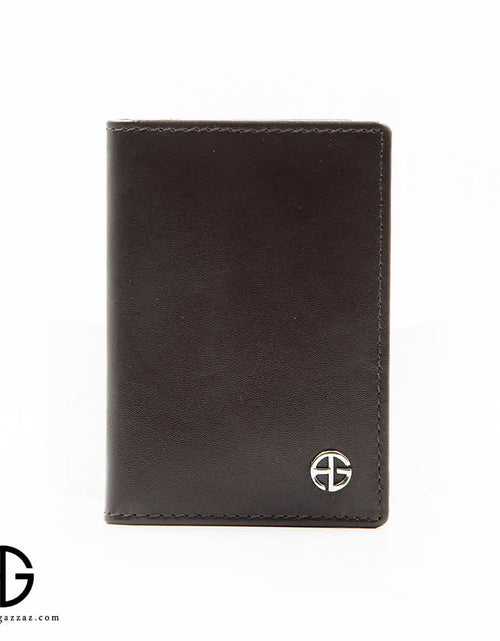 تحميل الصورة إلى عارض المعرض، Brown Leather Vertical Wallet AG-WL021
