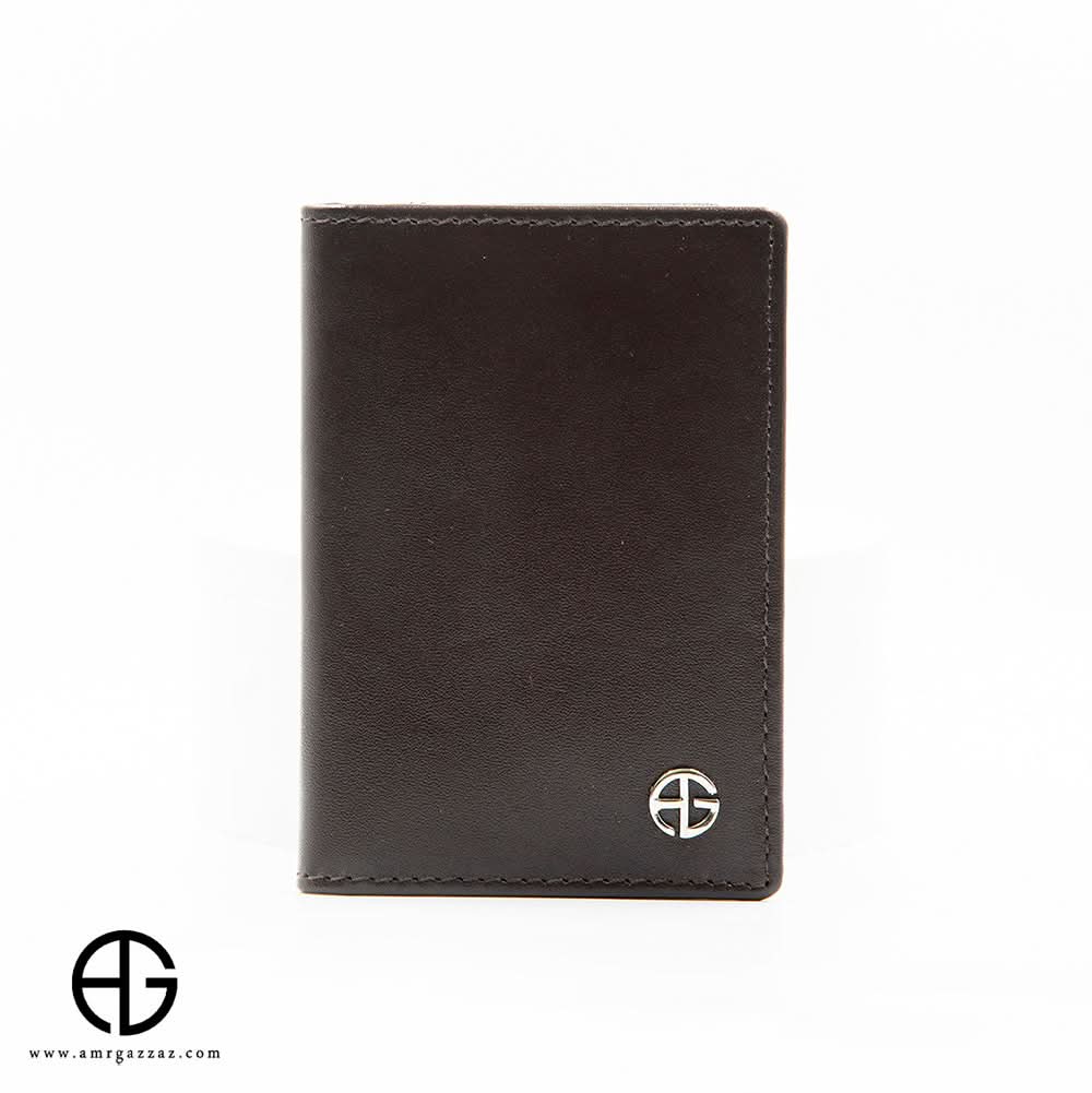 Brown Leather Vertical Wallet AG-WL021