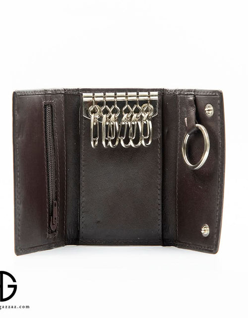تحميل الصورة إلى عارض المعرض، Brown Leather Key Holder AG-WL029
