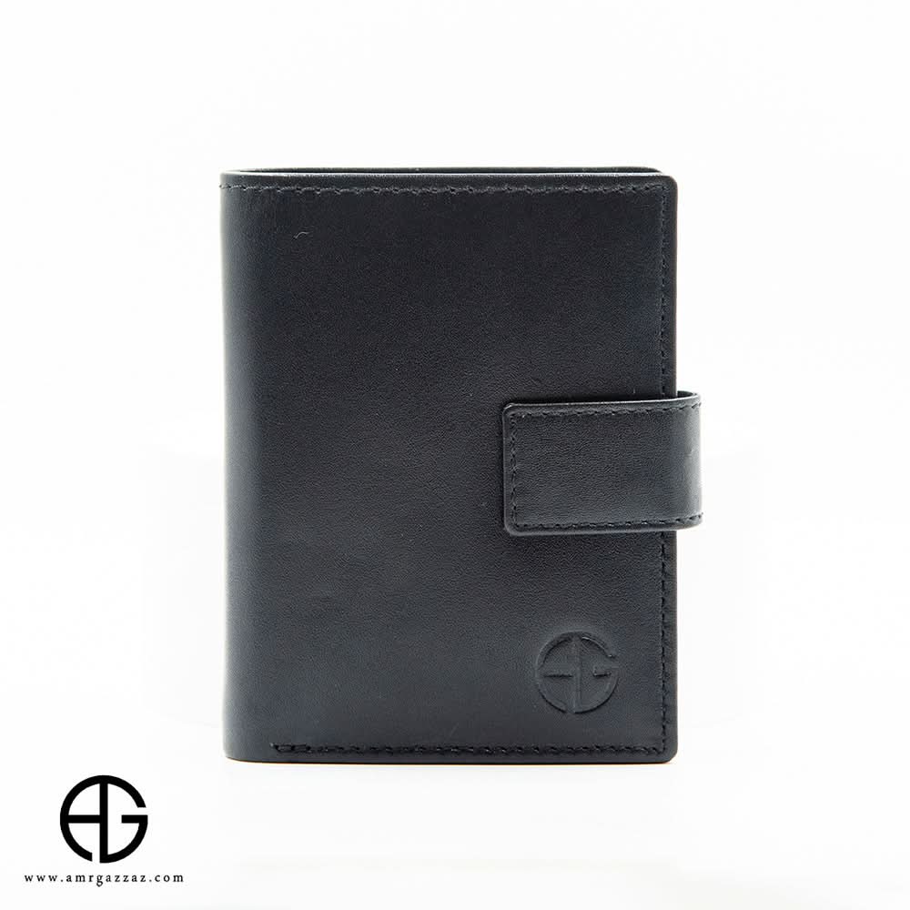 RFID Leather Wallet – Sleek Black AG-WL030