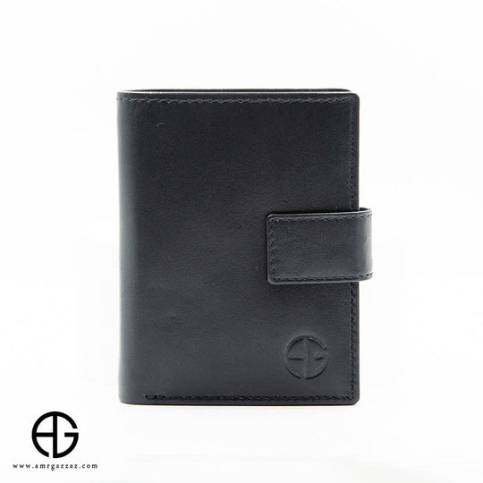 RFID Leather Wallet – Sleek Black AG-WL030