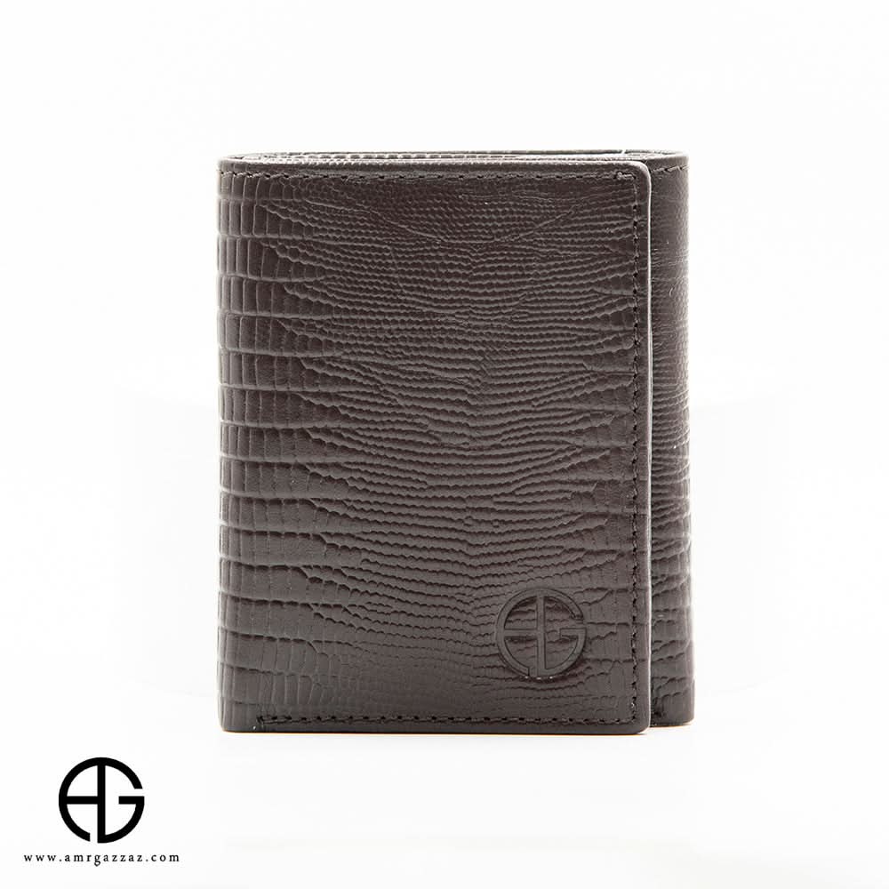 Textured Leather Wallet – Rich Brown AG-WL031