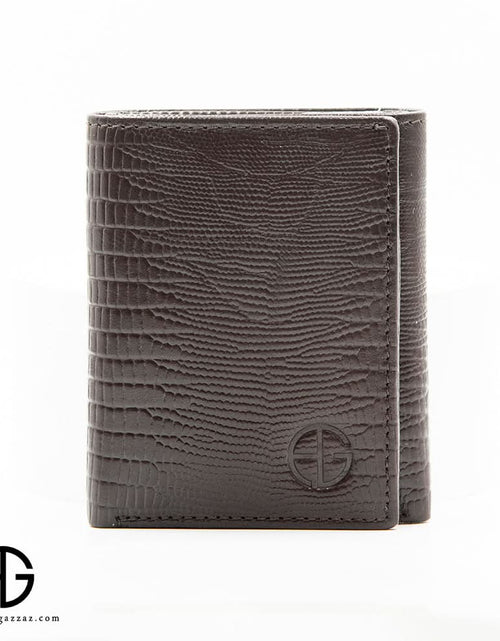 تحميل الصورة إلى عارض المعرض، Textured Leather Wallet – Rich Brown AG-WL031
