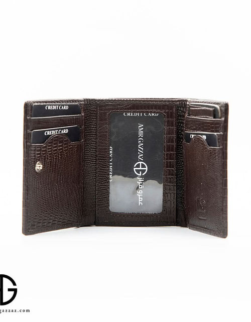 تحميل الصورة إلى عارض المعرض، Textured Leather Wallet – Rich Brown AG-WL031

