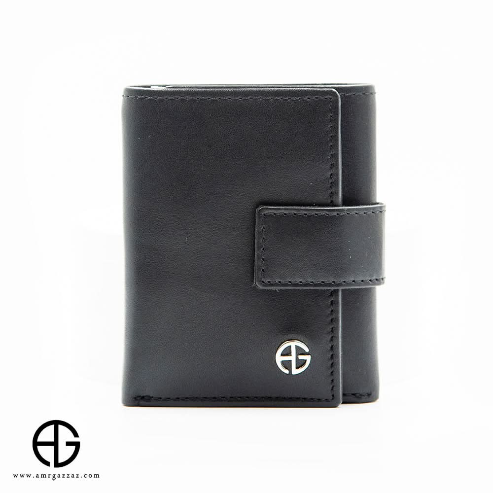 RFID Leather Wallet with Snap Closure AG-WL034
