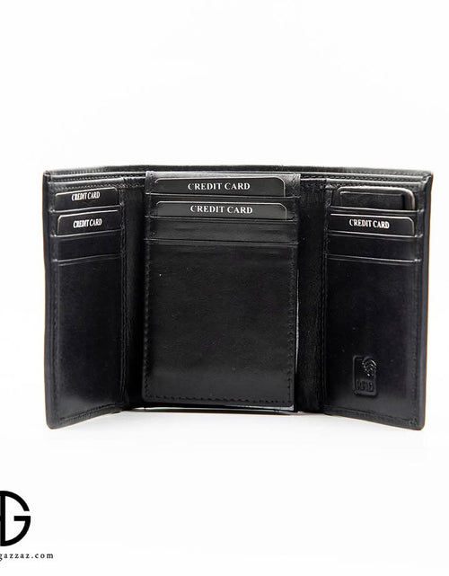 تحميل الصورة إلى عارض المعرض، RFID Leather Wallet with Snap Closure AG-WL034
