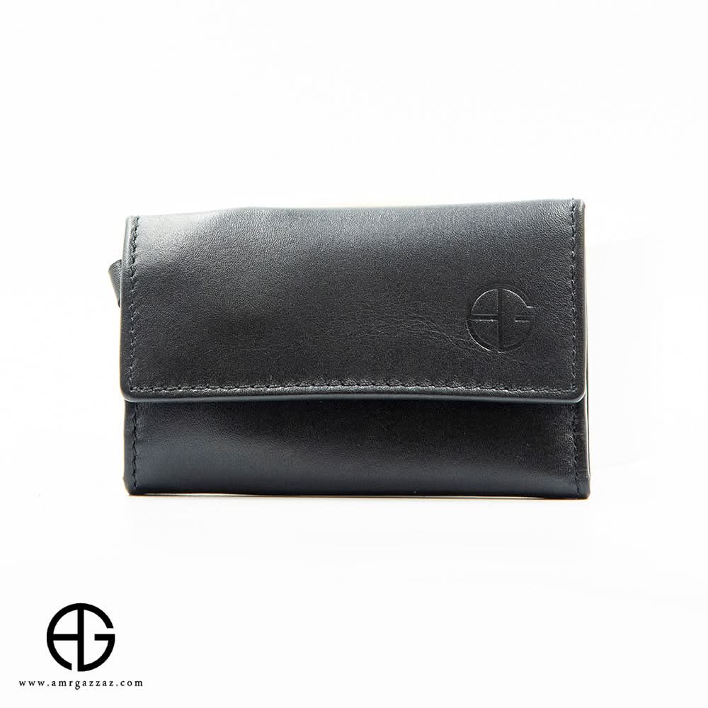 Leather Key Holder with Snap Closure AG-WL038