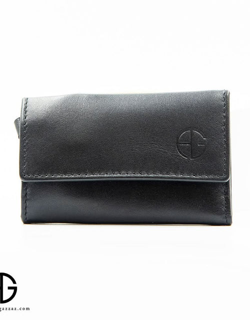 تحميل الصورة إلى عارض المعرض، Leather Key Holder with Snap Closure AG-WL038
