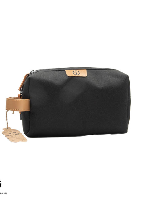 Load image into Gallery viewer, AG Compact Toiletry Bag – Eco Black
