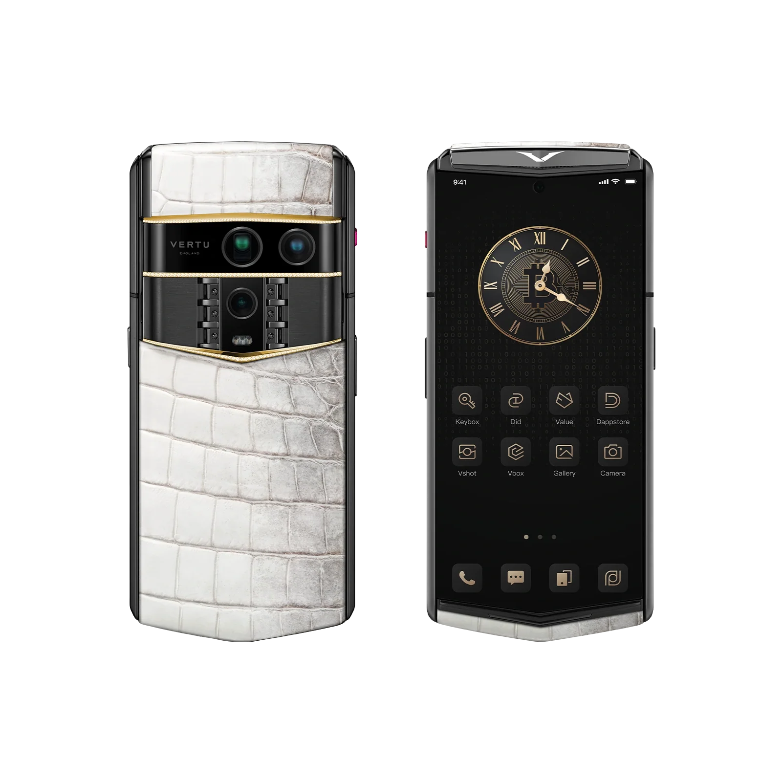 Agent Q Bespoke Himalaya Alligator Skin Gold V