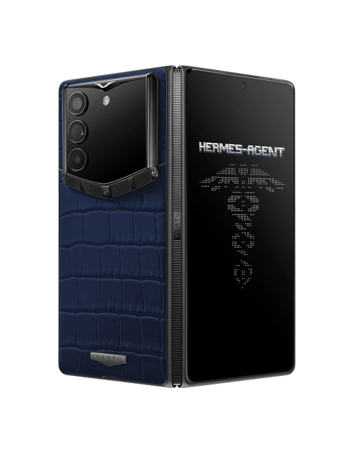 Load image into Gallery viewer, AlphaFold Alligator Skin Navy Blue
