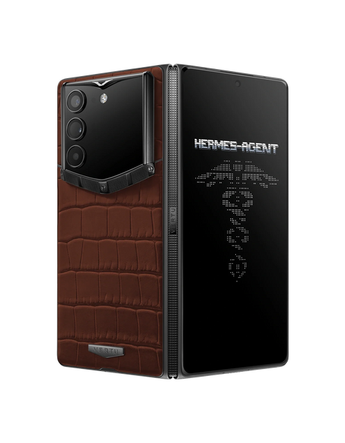 Load image into Gallery viewer, AlphaFold Alligator Skin Amber Brown

