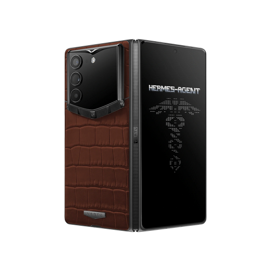 AlphaFold Alligator Skin Amber Brown