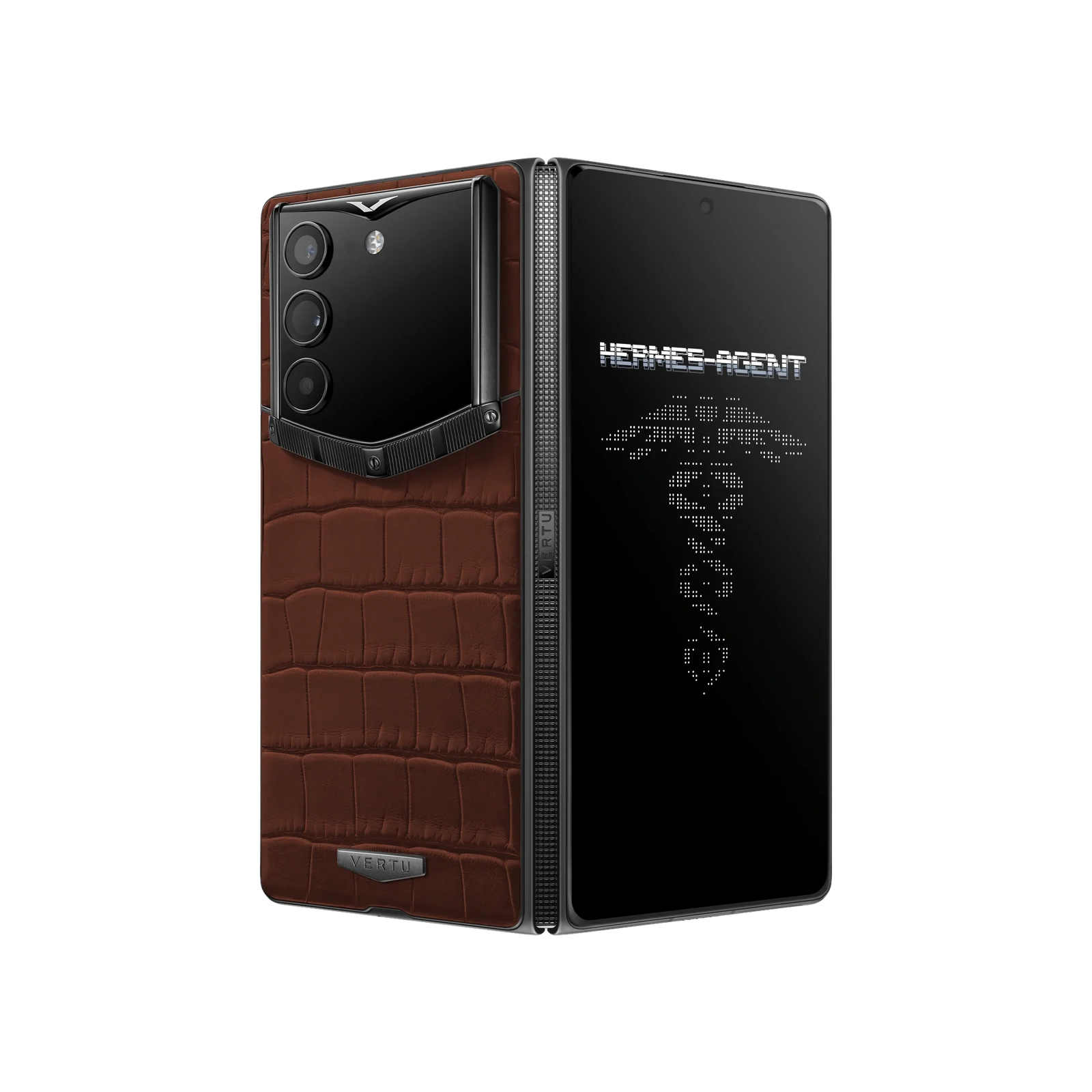AlphaFold Alligator Skin Amber Brown