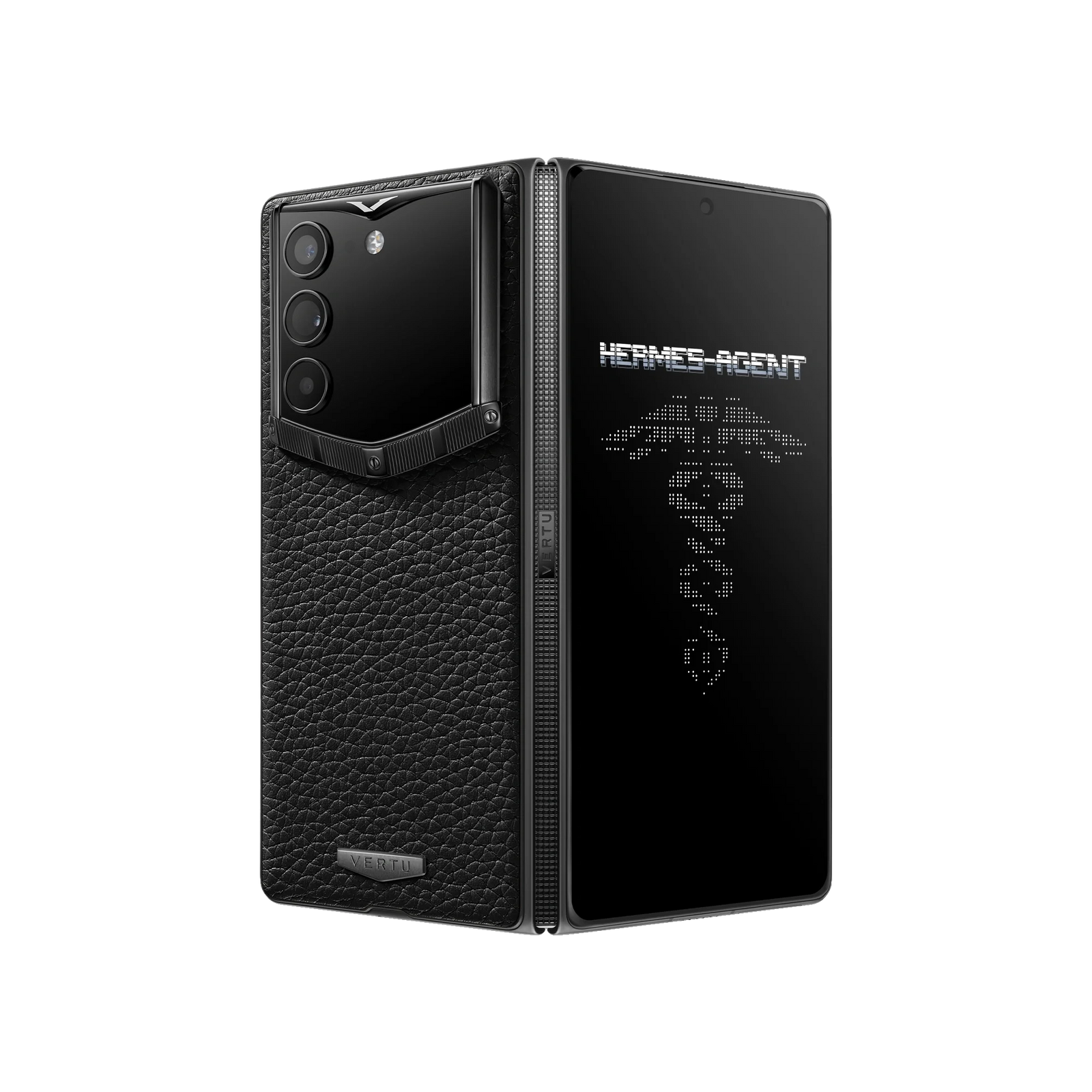 هاتف METAVERTU WEB3 من جلد العجل المطلي بالمينا بتقنية 5G - أزرق