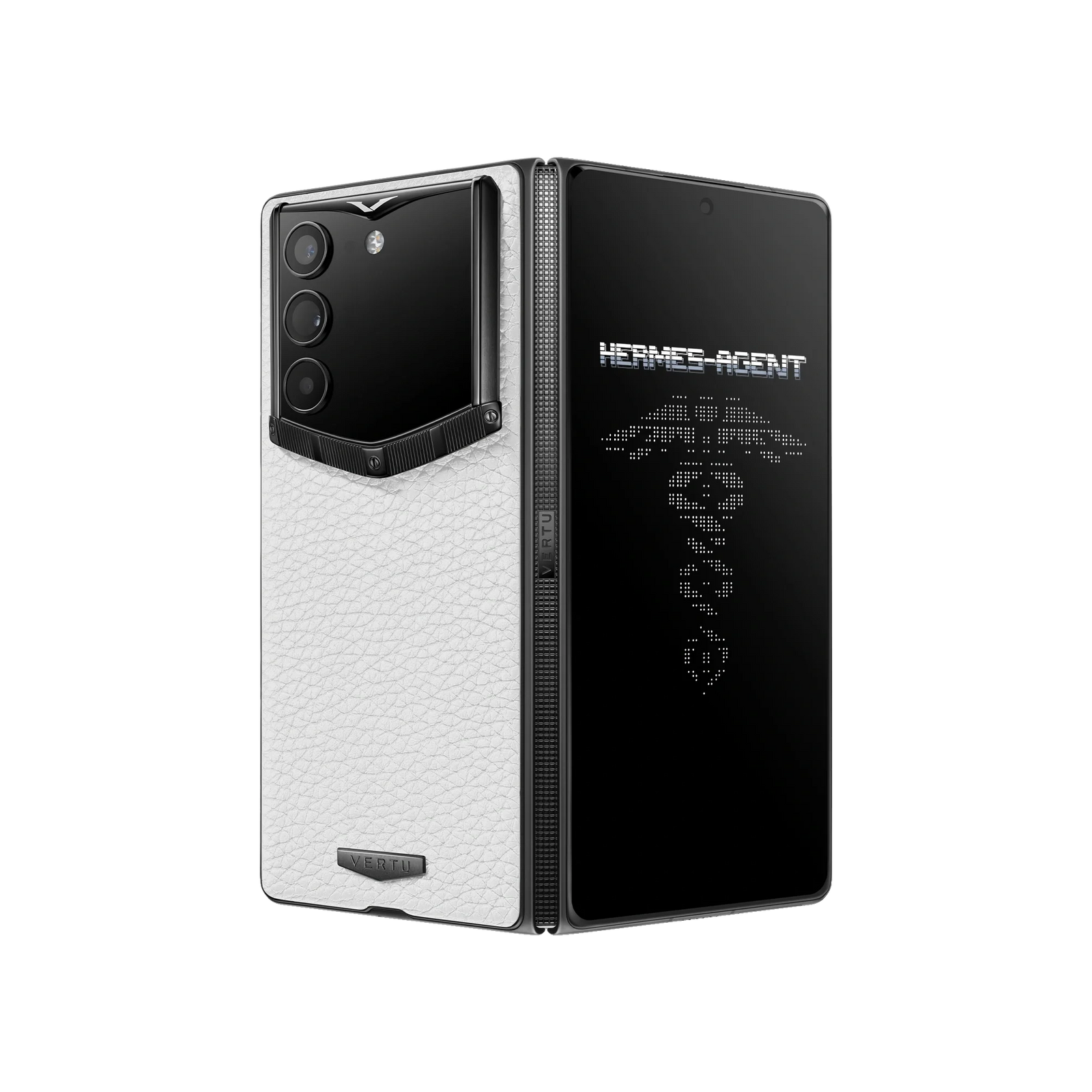 هاتف METAVERTU WEB3 من جلد العجل المطلي بالمينا بتقنية 5G - أزرق