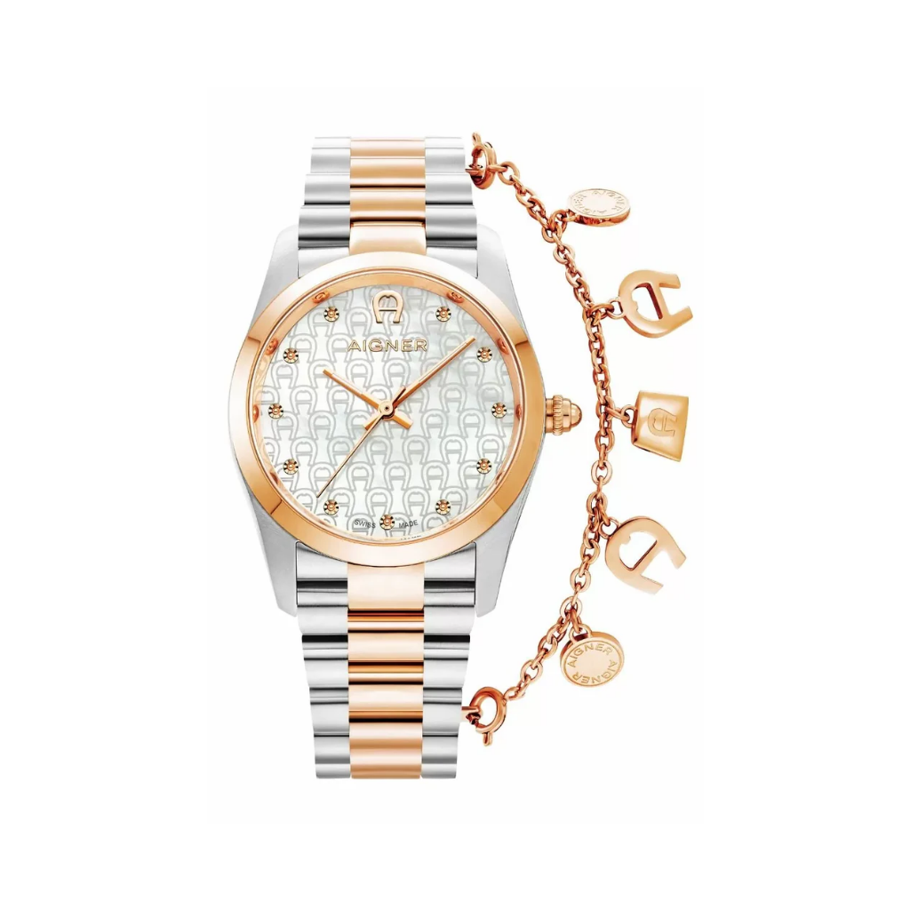 Aigner SCAFATI ladies watch stainless steel rose gold