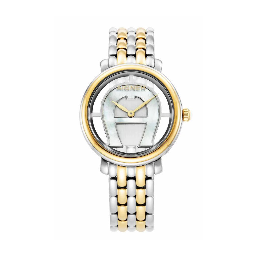 Aigner Foligno women watch steel gold , Silver