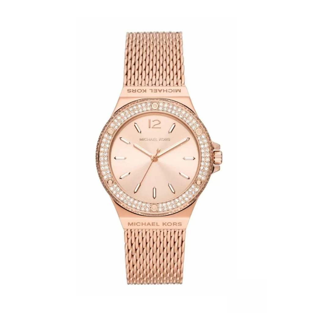 Michael Kors Lennox ladies watch steel rose gold