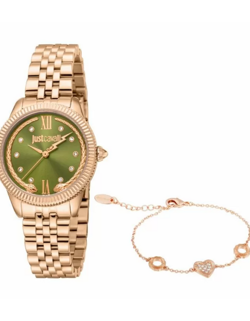 Load image into Gallery viewer, Just Cavalli ladies Quartz watch stainless steel rose gold
