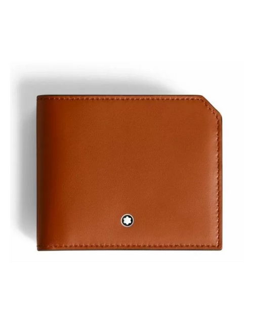 تحميل الصورة إلى عارض المعرض، Montblanc Selection Soft Wallet 6 Cards - Camel Brown Leather
