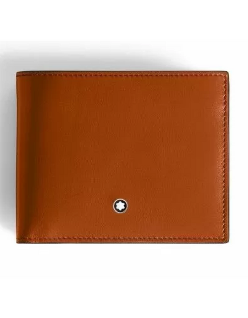 تحميل الصورة إلى عارض المعرض، Montblanc Meisterstuck Wallet 6 Card- Camel Brown Leather
