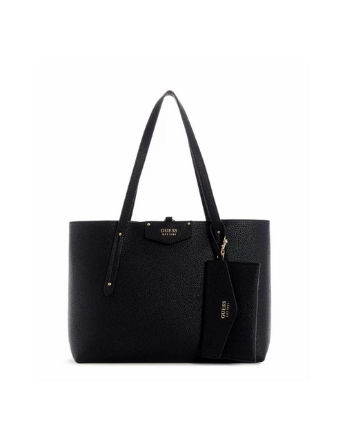 تحميل الصورة إلى عارض المعرض، Guess Eco Brenton Tote Shoulder bag Black
