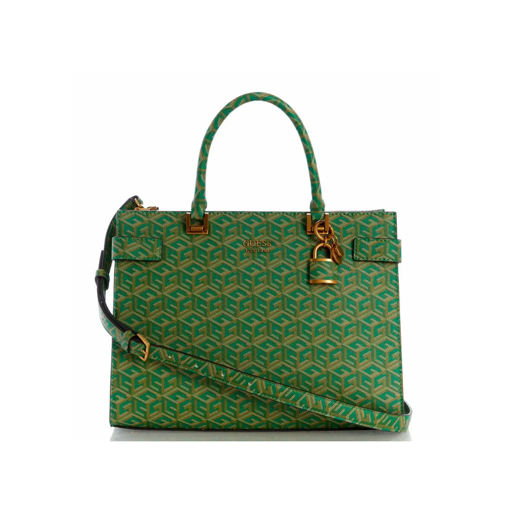 Guess Atene Mini Satchel Crossbody bag Green