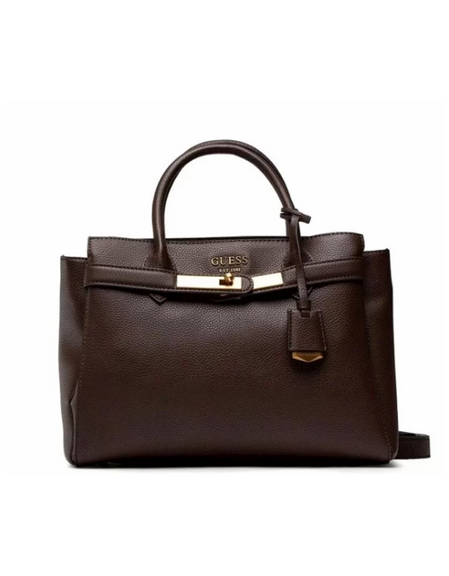 تحميل الصورة إلى عارض المعرض، Guess Handbag with Shoulder Strap Enisa Chocolate
