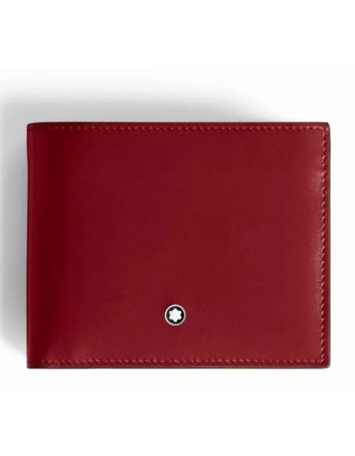 تحميل الصورة إلى عارض المعرض، Montblanc Meisterstuck Wallet - 6 Cards in Red Leather
