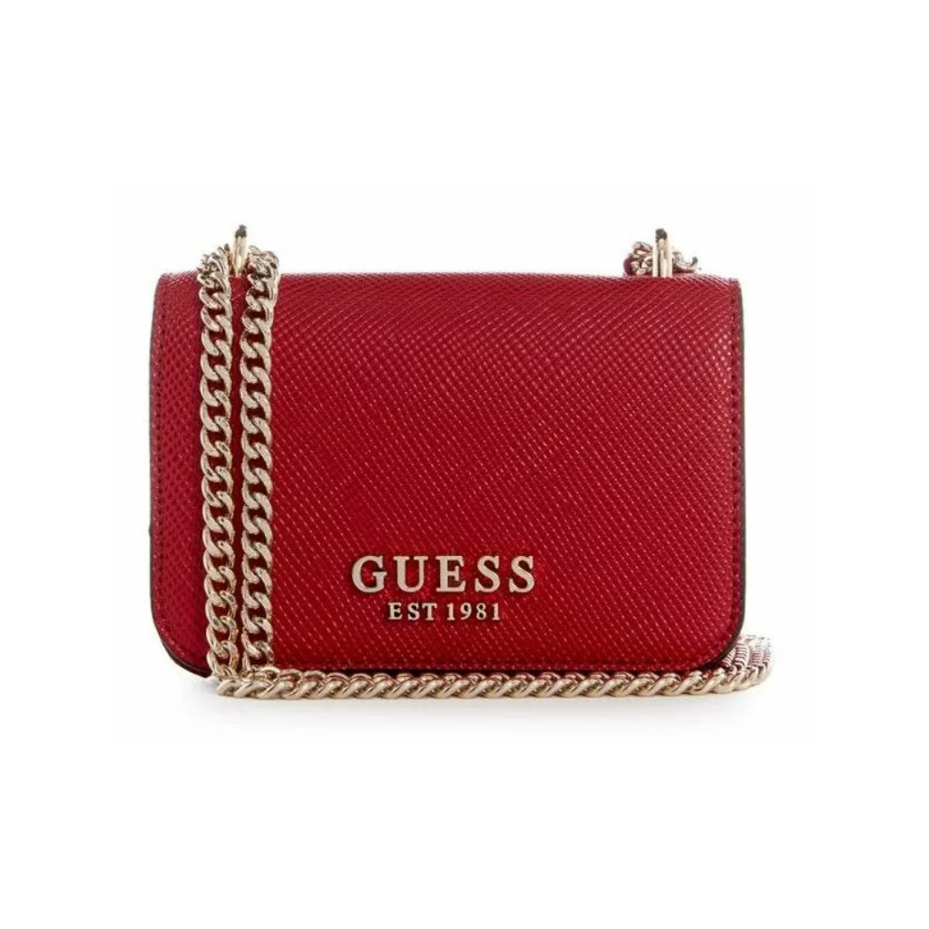 Guess Alexie Micro Mini Crossbody bag Red