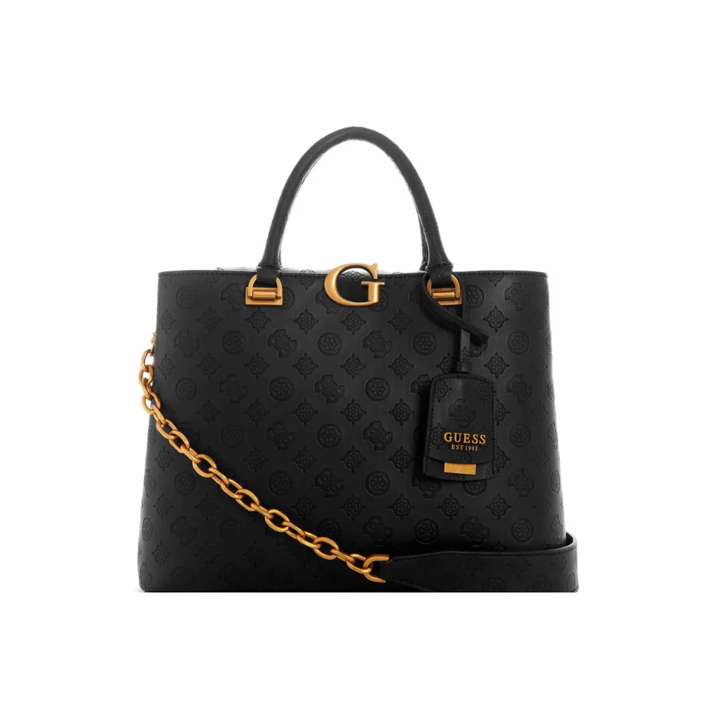 Guess Women G Vibe Carryall Black Handbag