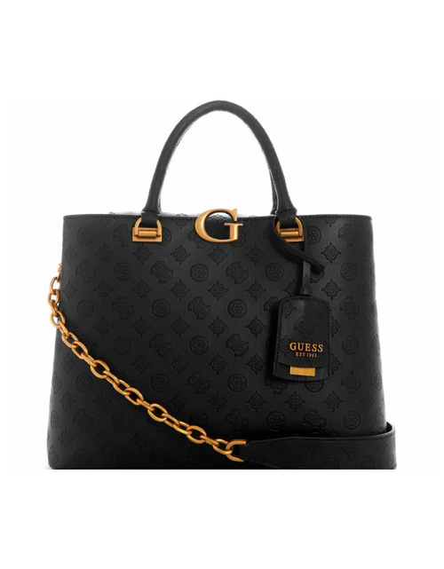 تحميل الصورة إلى عارض المعرض، Guess Women G Vibe Carryall Black Handbag
