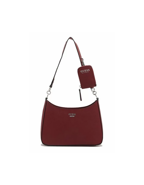 تحميل الصورة إلى عارض المعرض، Guess Chardon Logo Detailed Shoulder Bag with Coin Purse
