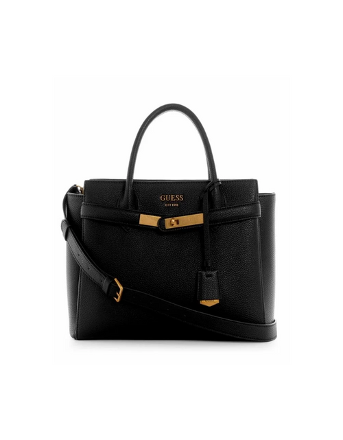 تحميل الصورة إلى عارض المعرض، Guess enisa high society satchel black
