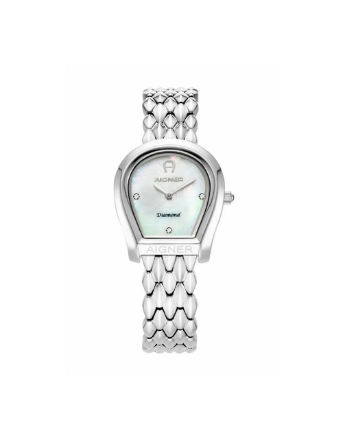Load image into Gallery viewer, Aigner BITONTO ladies diamond watch steel silver
