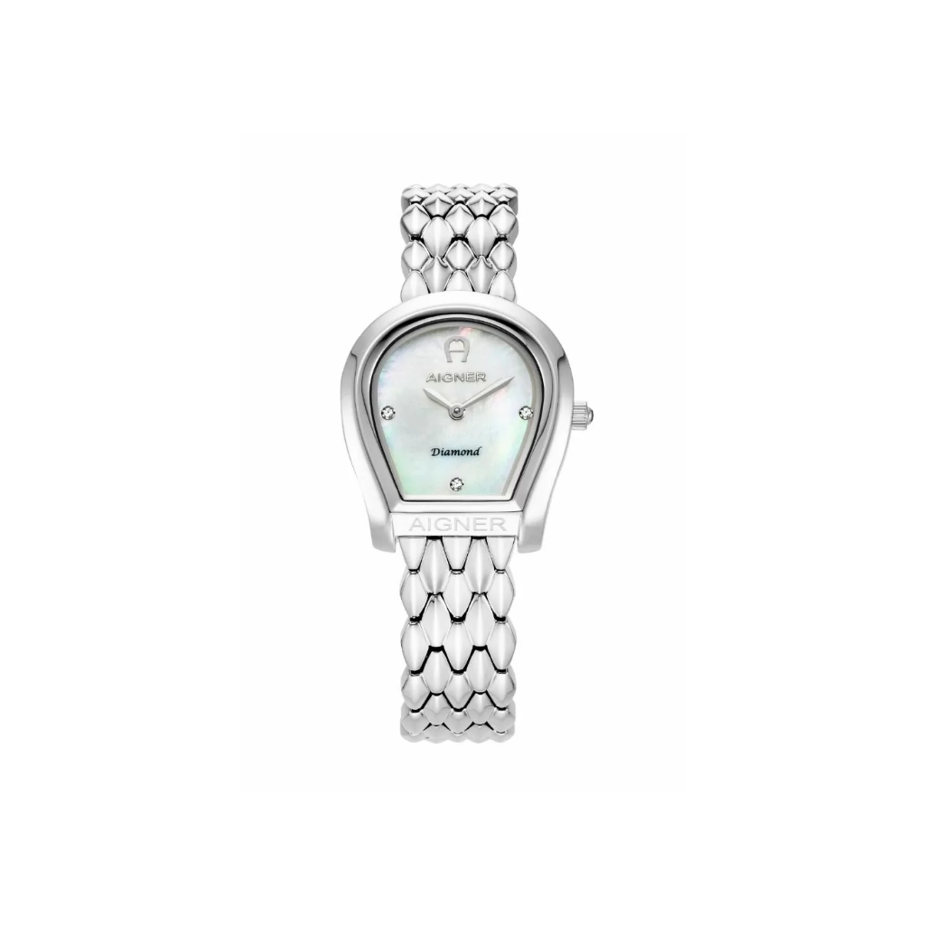 Aigner BITONTO ladies diamond watch steel silver