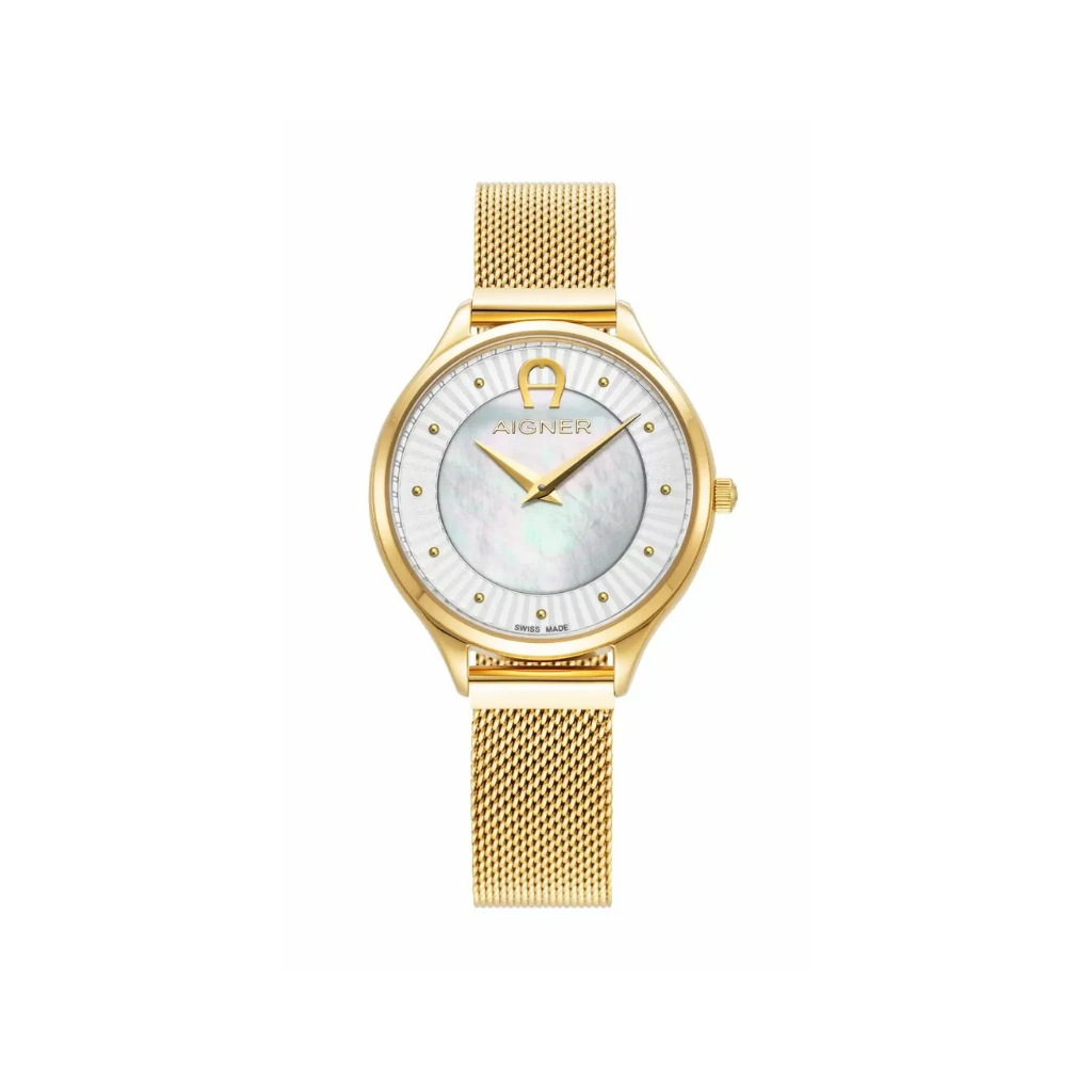 Aigner VELLETRI ladies watch stainless steel gold