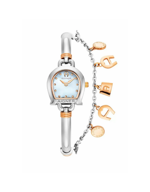 Load image into Gallery viewer, Aigner TUSCANIA ladies watch steel silver , Rose gold
