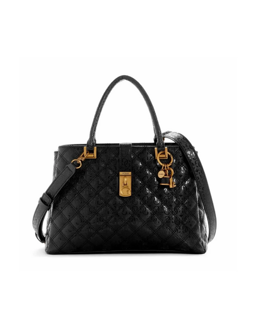 تحميل الصورة إلى عارض المعرض، Guess Gaia Satchel Shoulder bag Black
