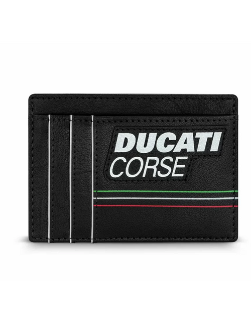 تحميل الصورة إلى عارض المعرض، Ducati STILE card holder 2cc with black leather
