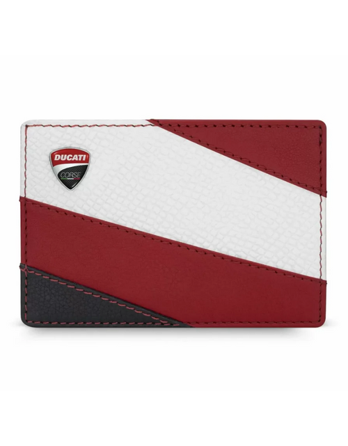 تحميل الصورة إلى عارض المعرض، Ducati FORMA card holder 2cc with multicolor leather
