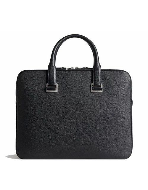 تحميل الصورة إلى عارض المعرض، Dunhill Cadogan Slim Single Document Case Black
