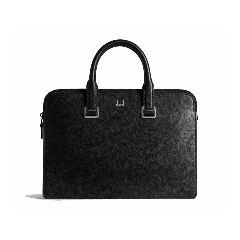 Dunhill Cadogan Single-Gusset Document Case Black