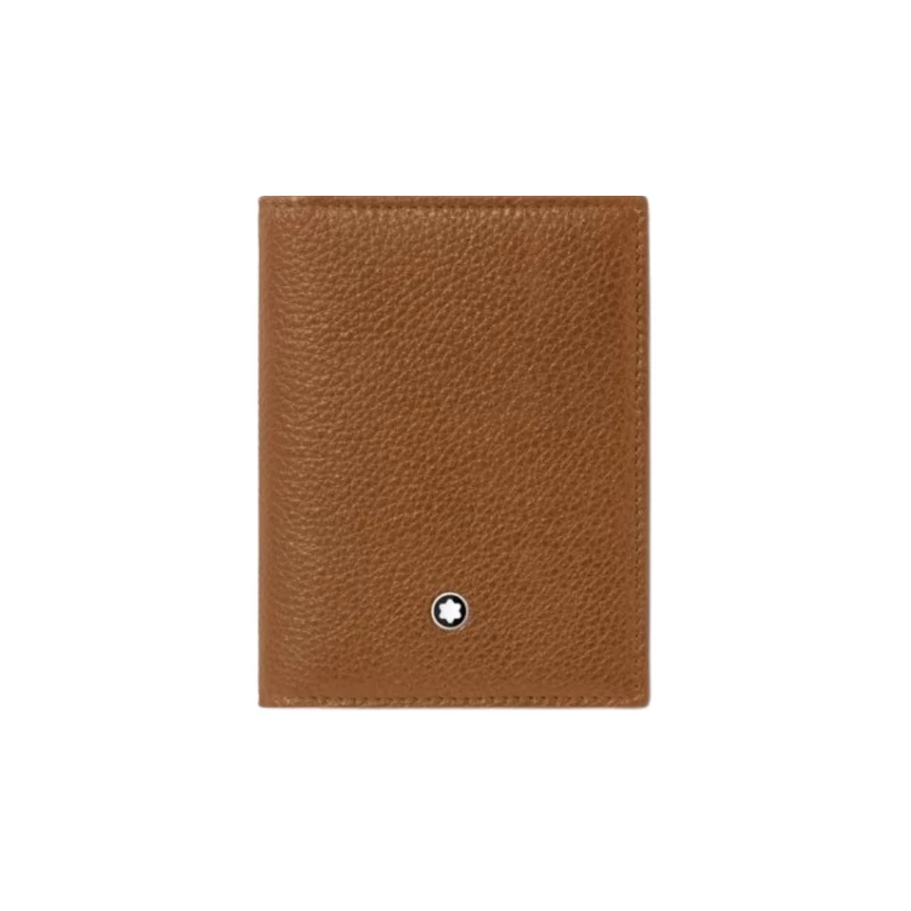 Montblanc Soft Grain card holder 4cc brown leather