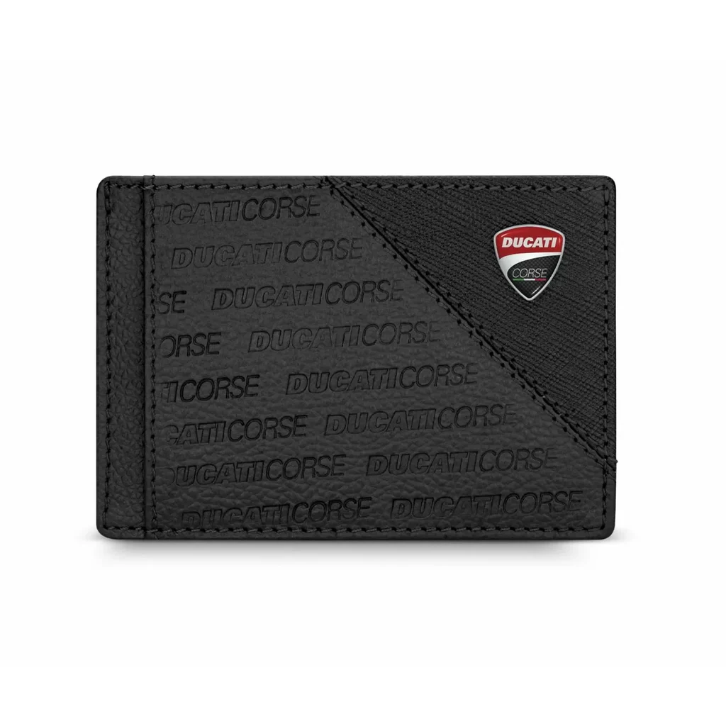 Ducati TRIONFO LEA card holder 4cc with black leather