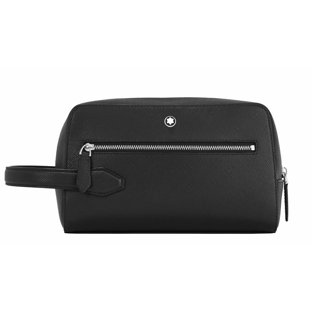 Montblanc Sartorial wash bag black leather